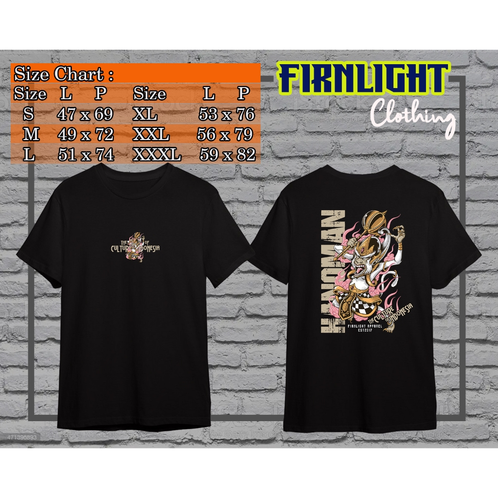 Kaos Firnlight Original || Kaos Wayang || Hanoman