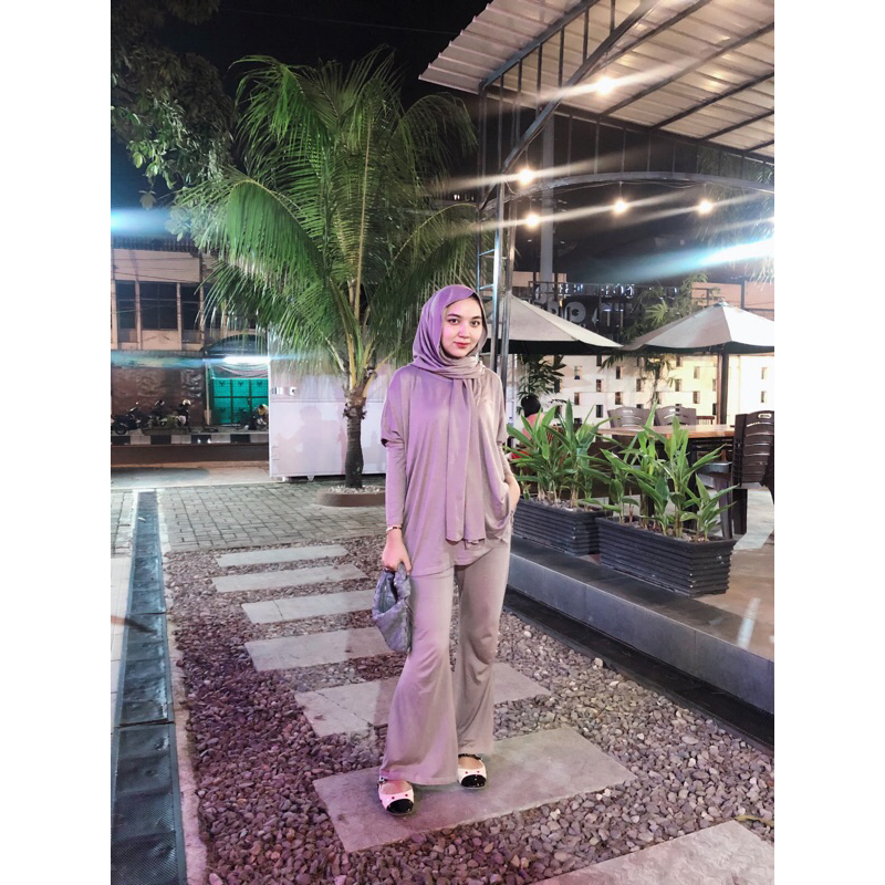 ONE SET Pasmina Cutbray Wanita