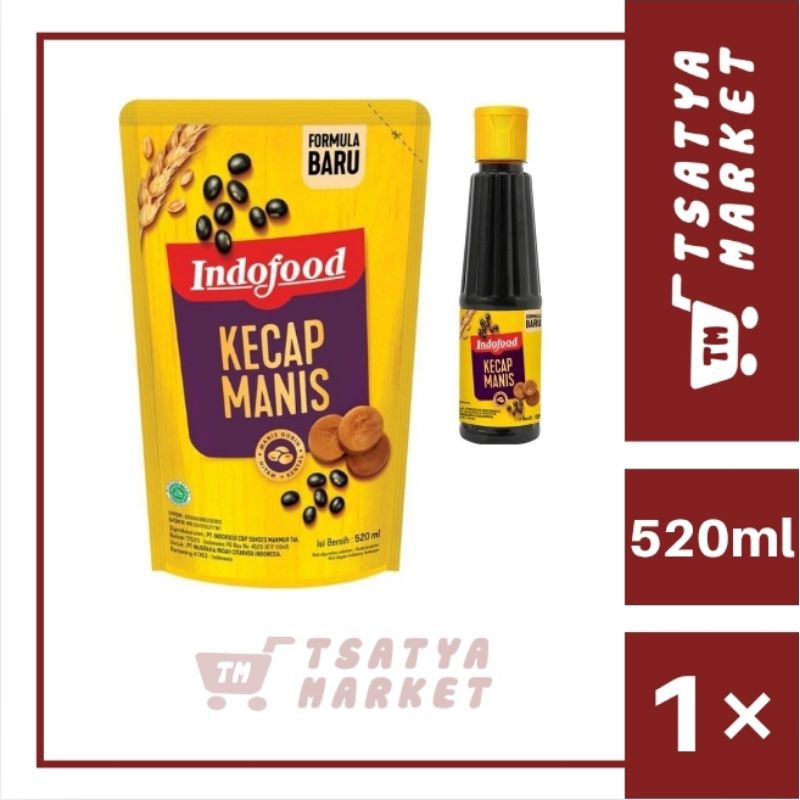 

[PROMO RAMADHAN] INDOFOOD KECAP MANIS REFILL 200ML / 520ML / BOTOL 135ML