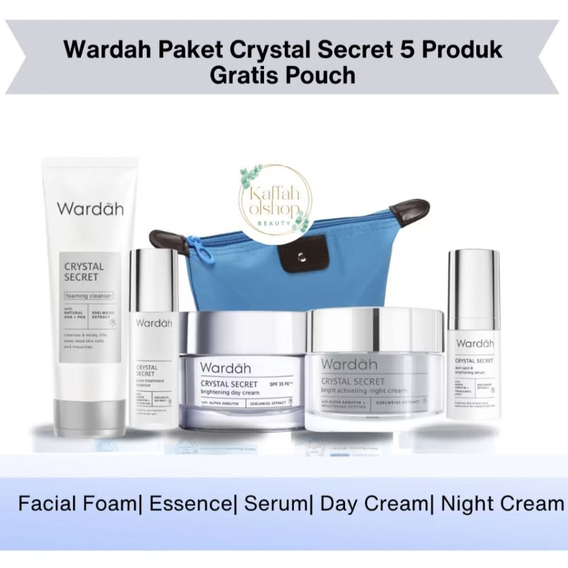 Wardah 1 Paket Crystal Secret
