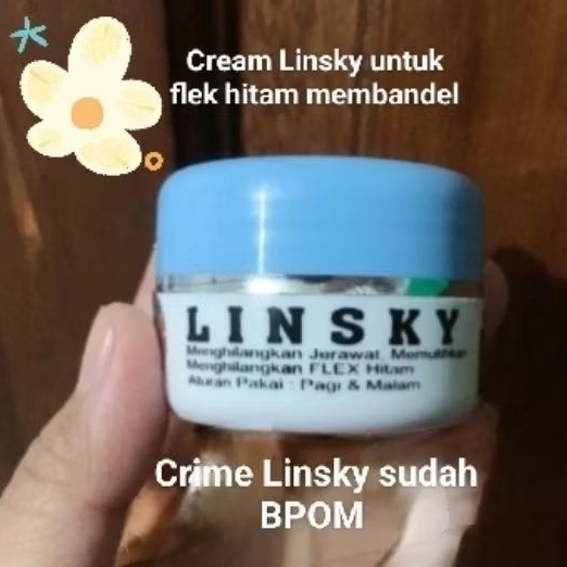 Cream linsky untuk flek hitam membandel 100% original sudah BPOM