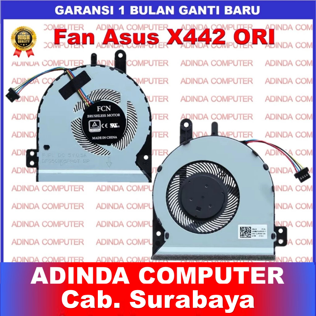 Fan Asus X442 X442U X442UA X442UF X442UN X442UQ X442UR X442URR X422URR A442 A442U A480U F442U R419 R