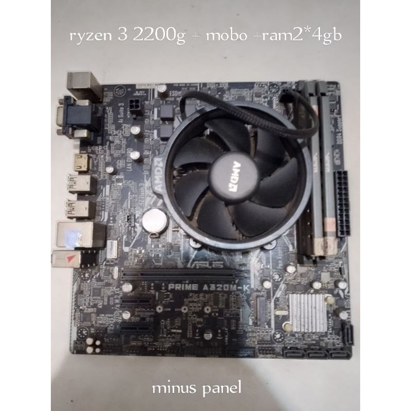 Ryzen 3 2200g + mobo + 2*4gb