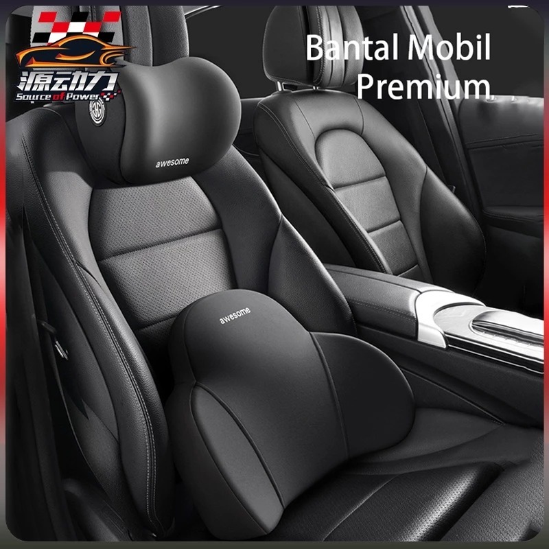 Bantal Leher Mobil bantal mobil bantal mobil set premium mewah Bantal Sandaran Mobil