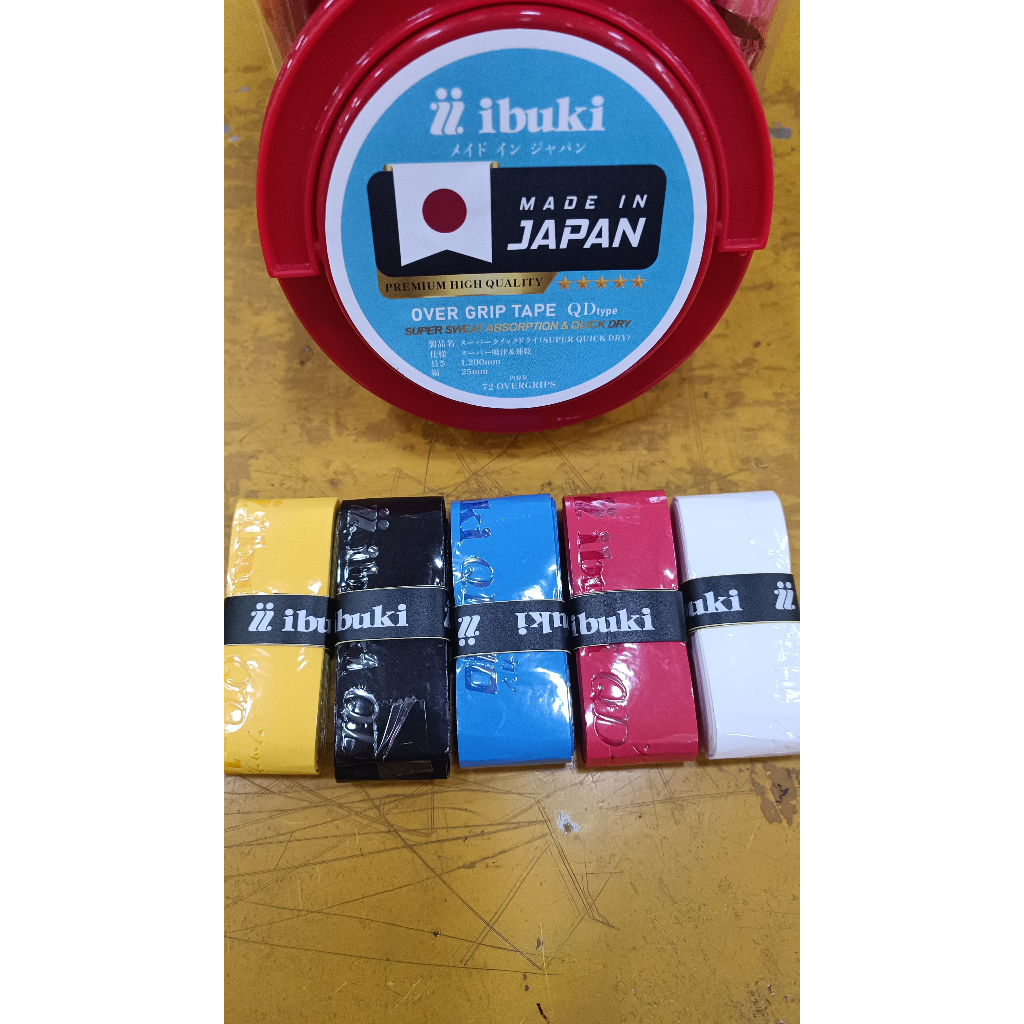 Grip Karet Raket Badminton Tenis Ibuki Super SWEET ABSORSION Original