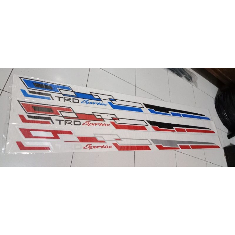 stiker TRD Sportivo Xenia Agya Ayla Etios Universal
