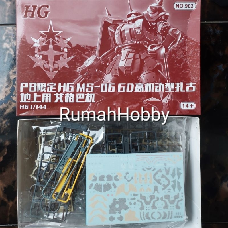 1/144 HG Zaku High Mobility Surface Type Egba Fighter