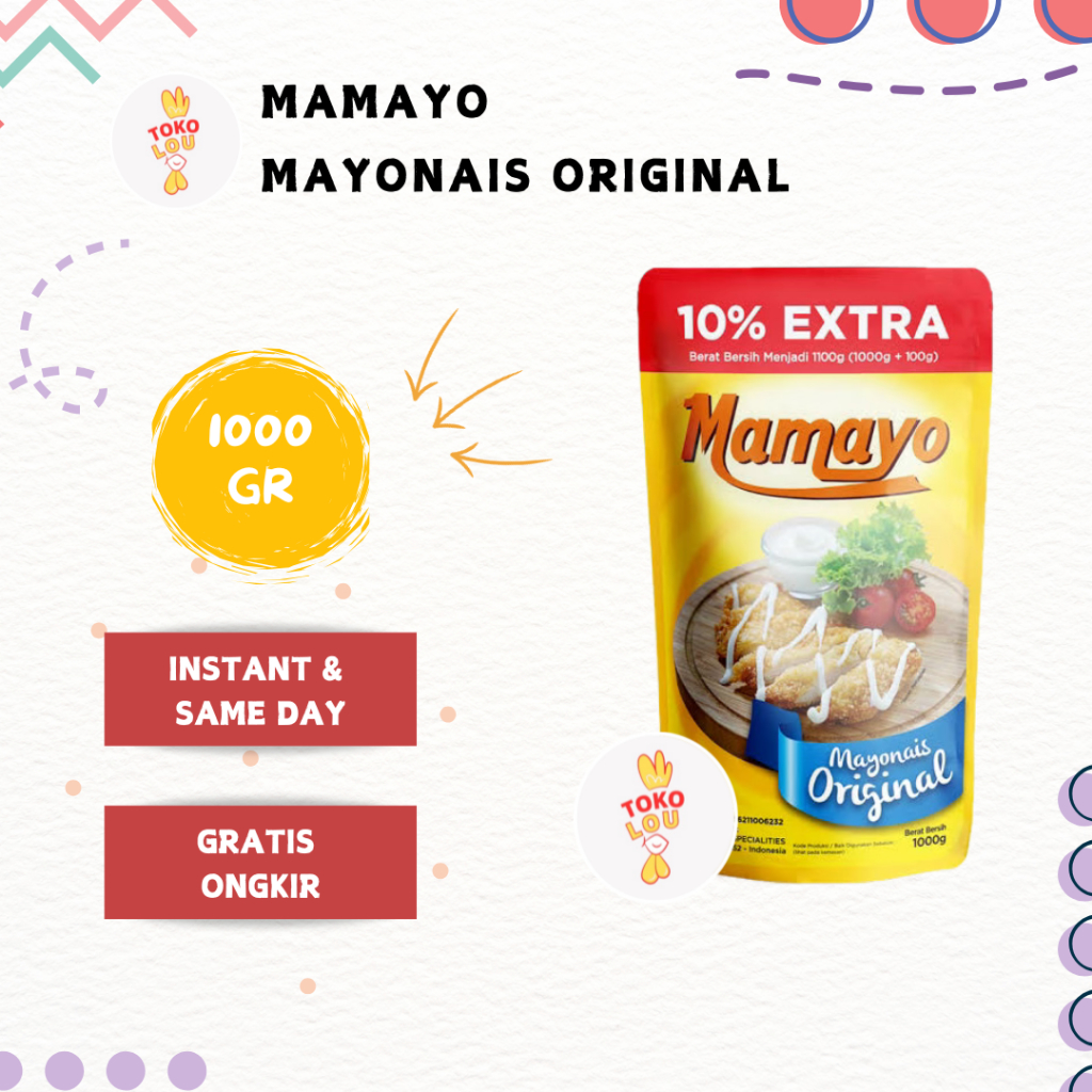 

MAMAYO MAYONAIS 1000GR ORIGINAL | MAYONES MAMAYO 1KG