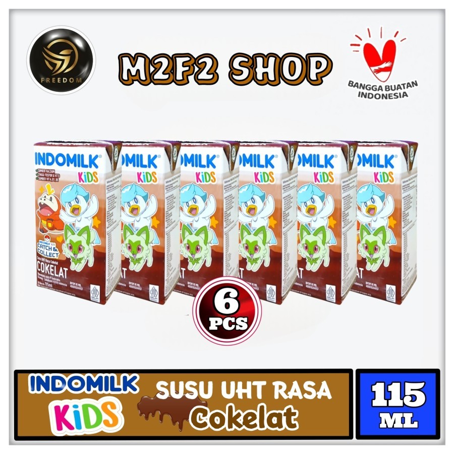 

Susu Indomilk Kids Kotak UHT Rasa Cokelat | Chocolate 115 ml (Kemasan 6 Pcs)