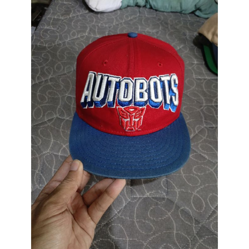 snapback new era x transformers second preloved