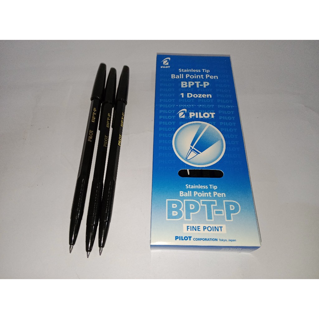 

(1 Kotak) Pulpen Pilot BPTP Hitam, Biru, Merah / Ball Pen / Pena Pilot BPT-P Fine Point