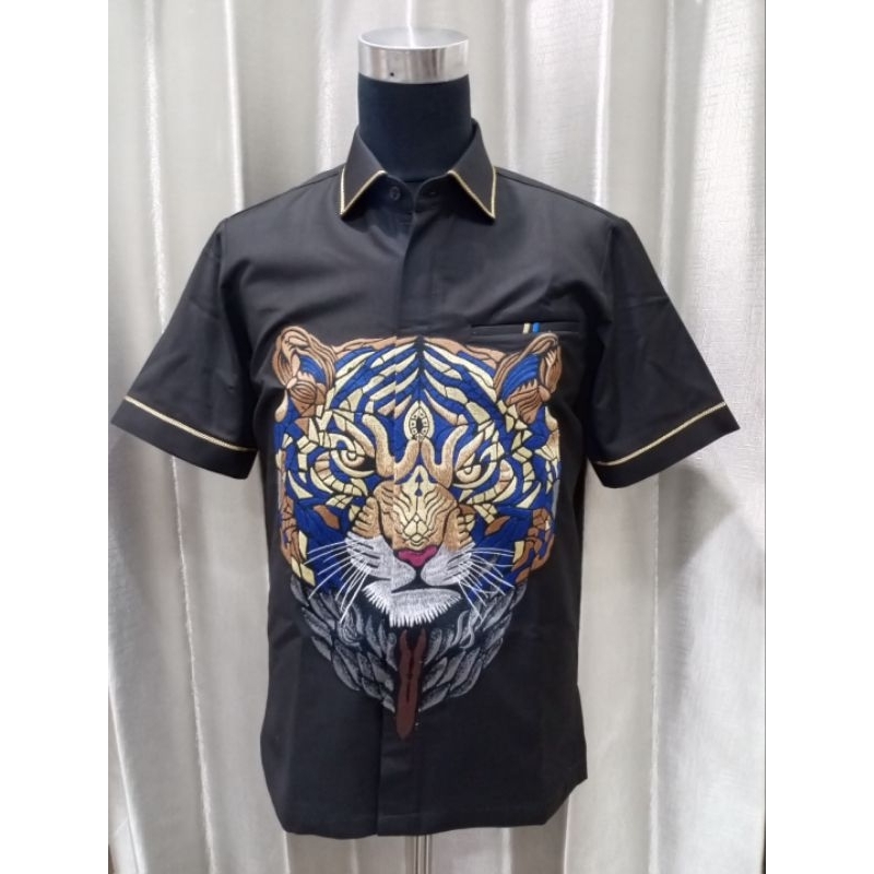 Kemeja Bordier Harimau Kenzo M