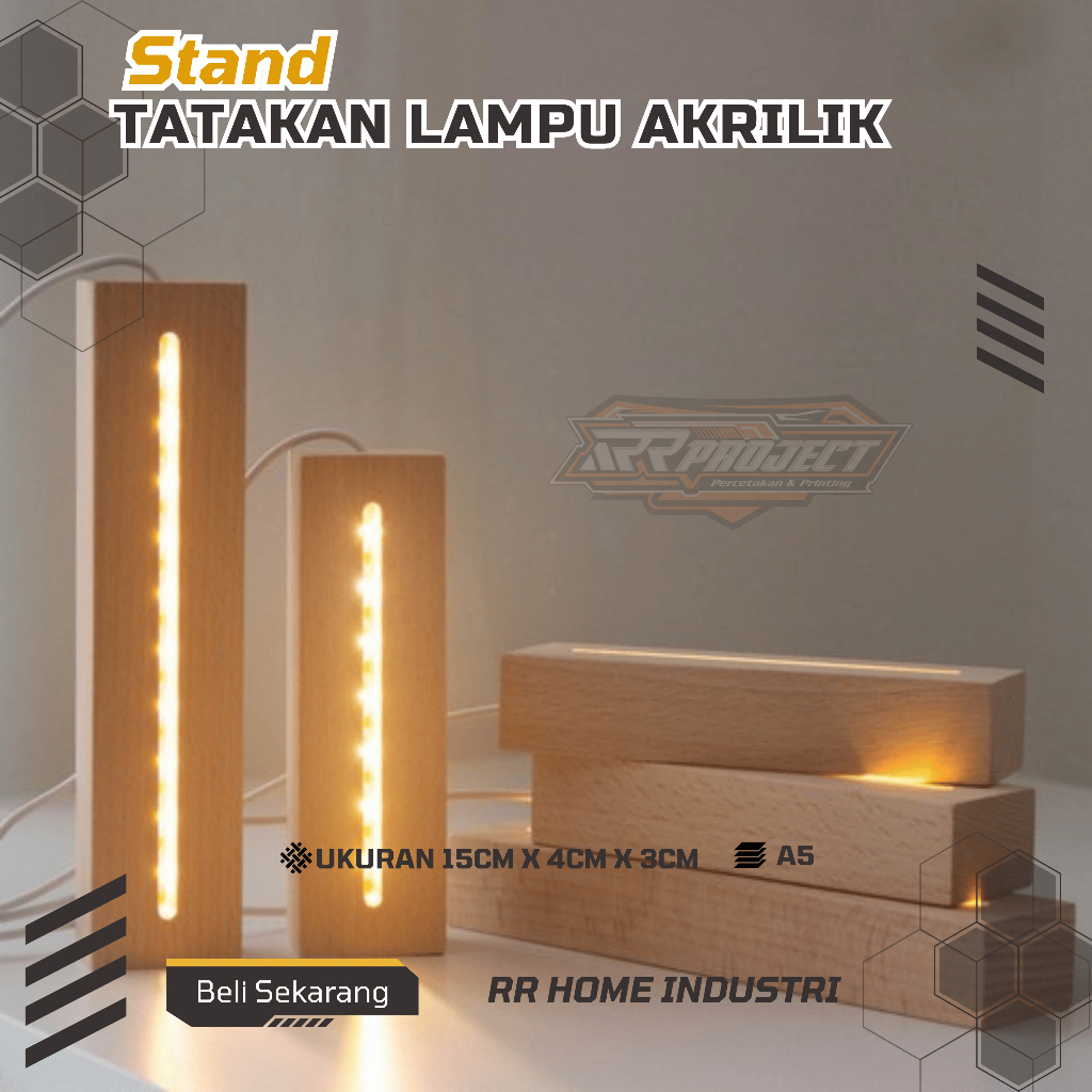base lamp akrilik A5 2mm  tatakan lampu akrilik, dudukan lampu akrilik