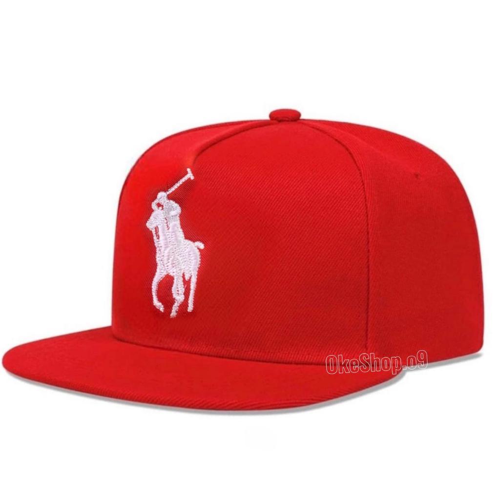 Topi Snapback hip hop POLO Original Distro Premium Pria Dewasa Bordir Eddostyn Black Cream