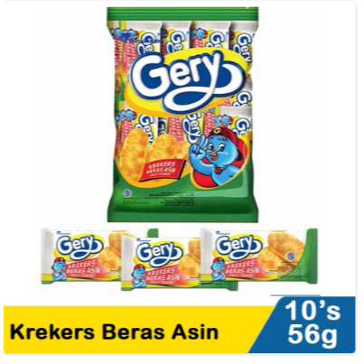 

gery kraker beras asin 10x5.6g