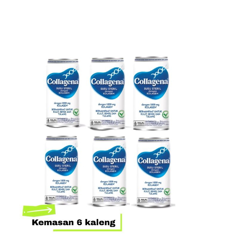 

COLLAGENA SUSU STERIL 189ml Paket 6 kaleng.