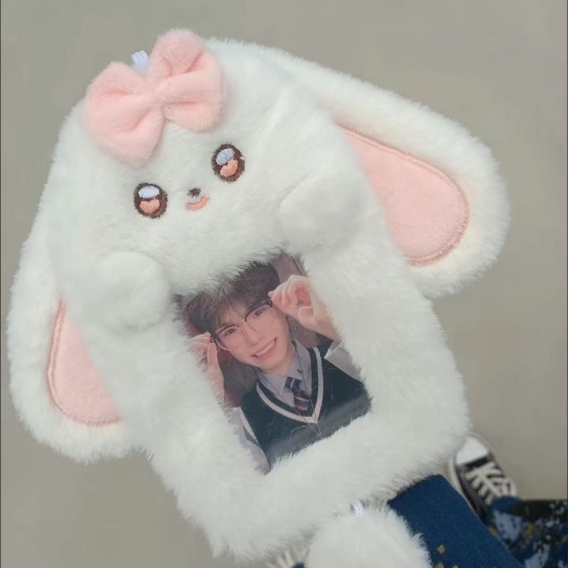 CAHOL CUTE BULU KPOP/PHOTOCARD HOLDER KELINCI/CAHOL RABBIT/CAHOL FLUFFY