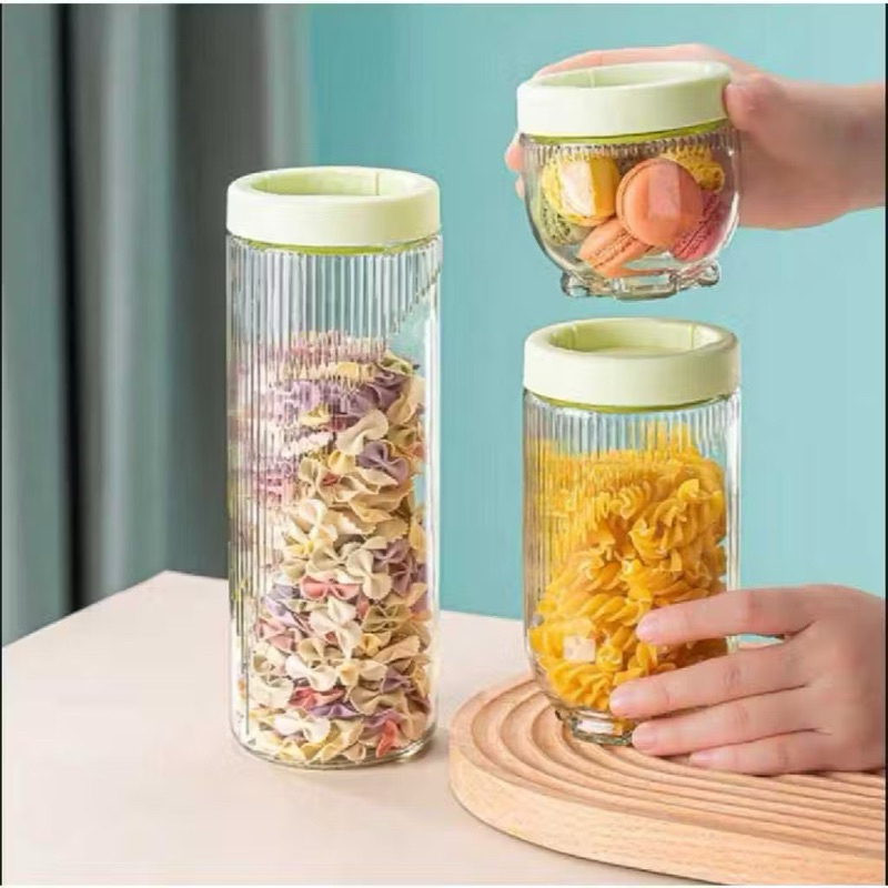 Toples Kaca Beling   3in1 / Toples kue Lebaran
