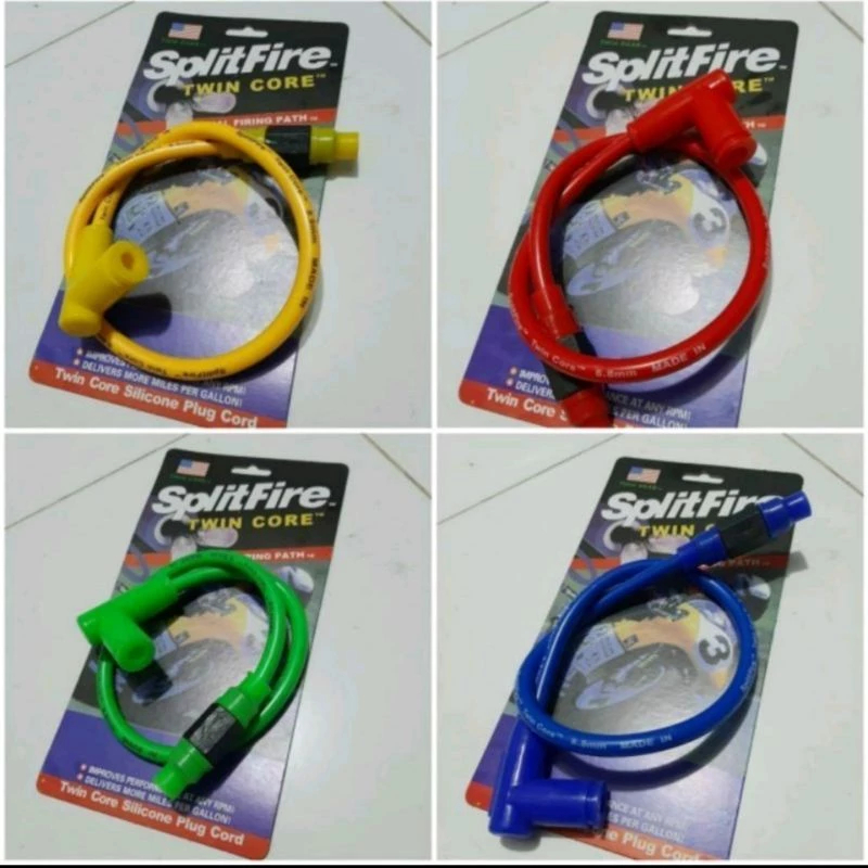 Kabel Busi Racing Splitfire Anti Air Motor Universal RX King, Tiger, Supra Old, Jupiter, Vega, MX