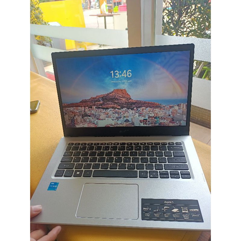 laptop Acer Intel core i3 gen 11 ram 4gb SSD 512gb