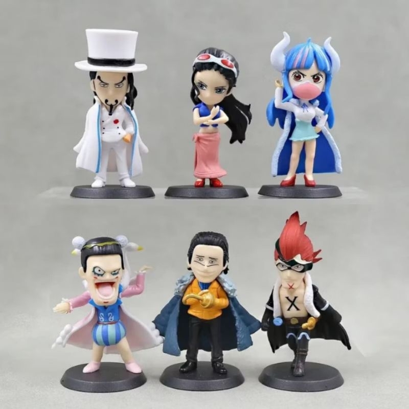 Action Figure One Piece Wcf Bonclay Crocodile Lucy X-Drake Robin Ulti