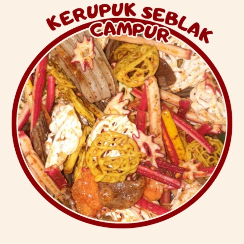 

[250gr] KERUPUK SEBLAK CAMPUR CIKRUH GURIH