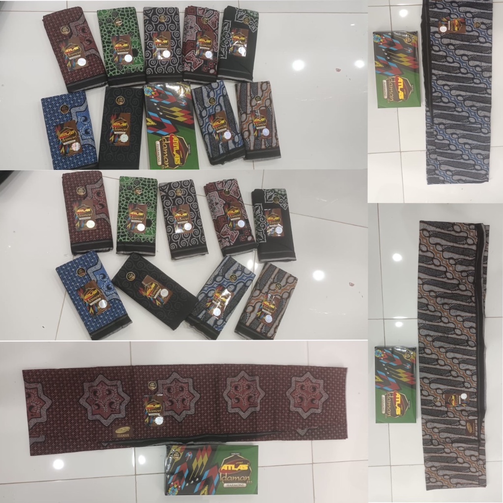 Sarung Atlas Idaman HARMONI 555 - Sarung Motif Batik New