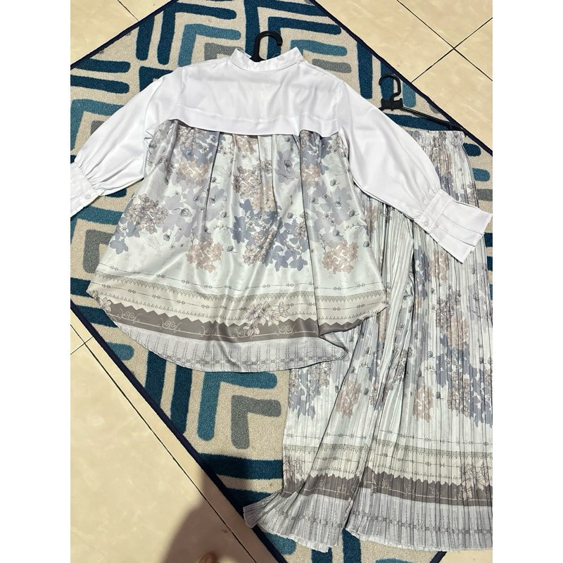 Preloved nuna kama set (WHITE)