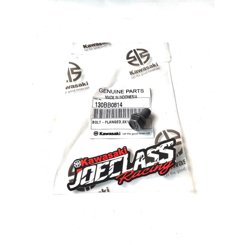Screw Bolt Flanged 8x14 Fender Front KR150  Baut Spakbor Sepakbor Selebor Depan Bagian Kanan Ninja 1