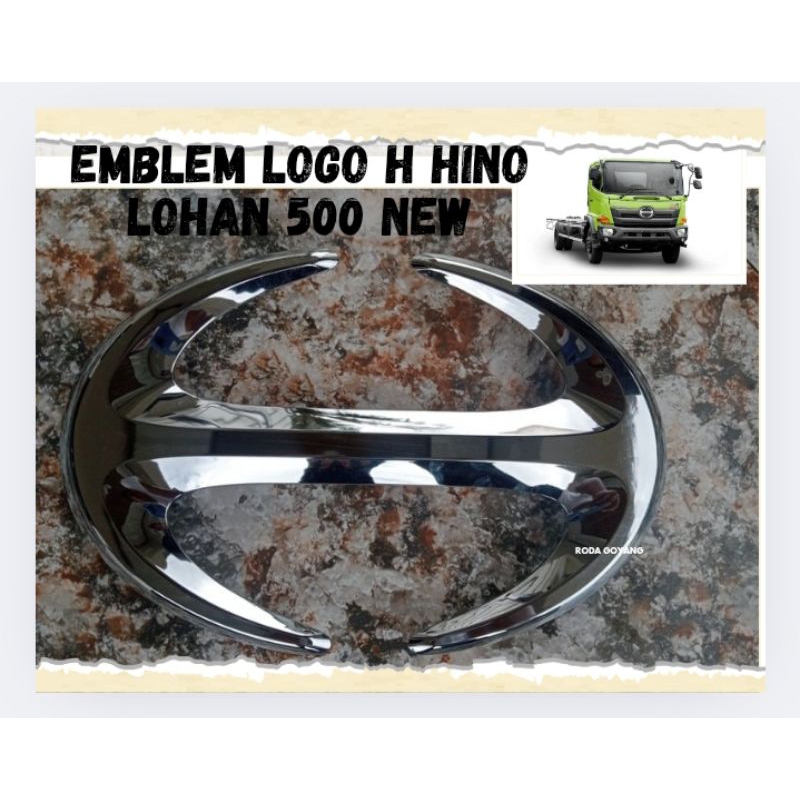 Emblem Logo H Hino Lohan 500/ Hino Lohan 500 New*Emgi 2709