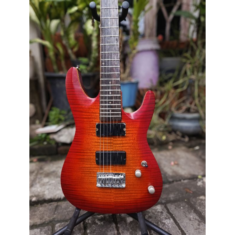 gitar 7string aktif pickup ibz-lz