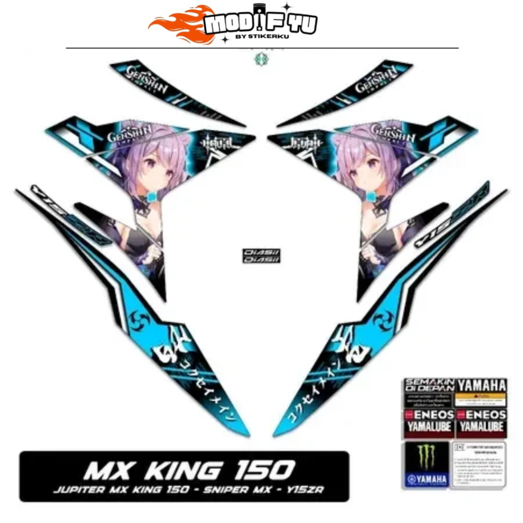 STRIPING MX KING 150 MOTIF Y15ZR ANIME 18 / YAMAHA SNIPER 150 MXi / STICKER MX KING / STIKER MX KING