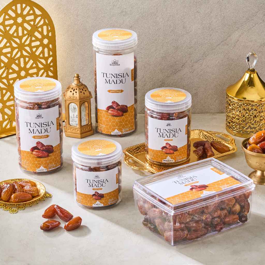 

Cahaya Mekah Kurma Tunisia Tanpa Tangkai Toples Akrilik Premium Original High Quality