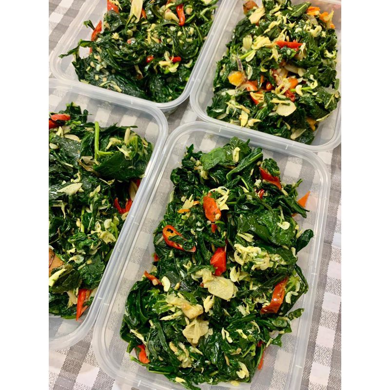 

Daun singkong rebon 260gr FROZEN