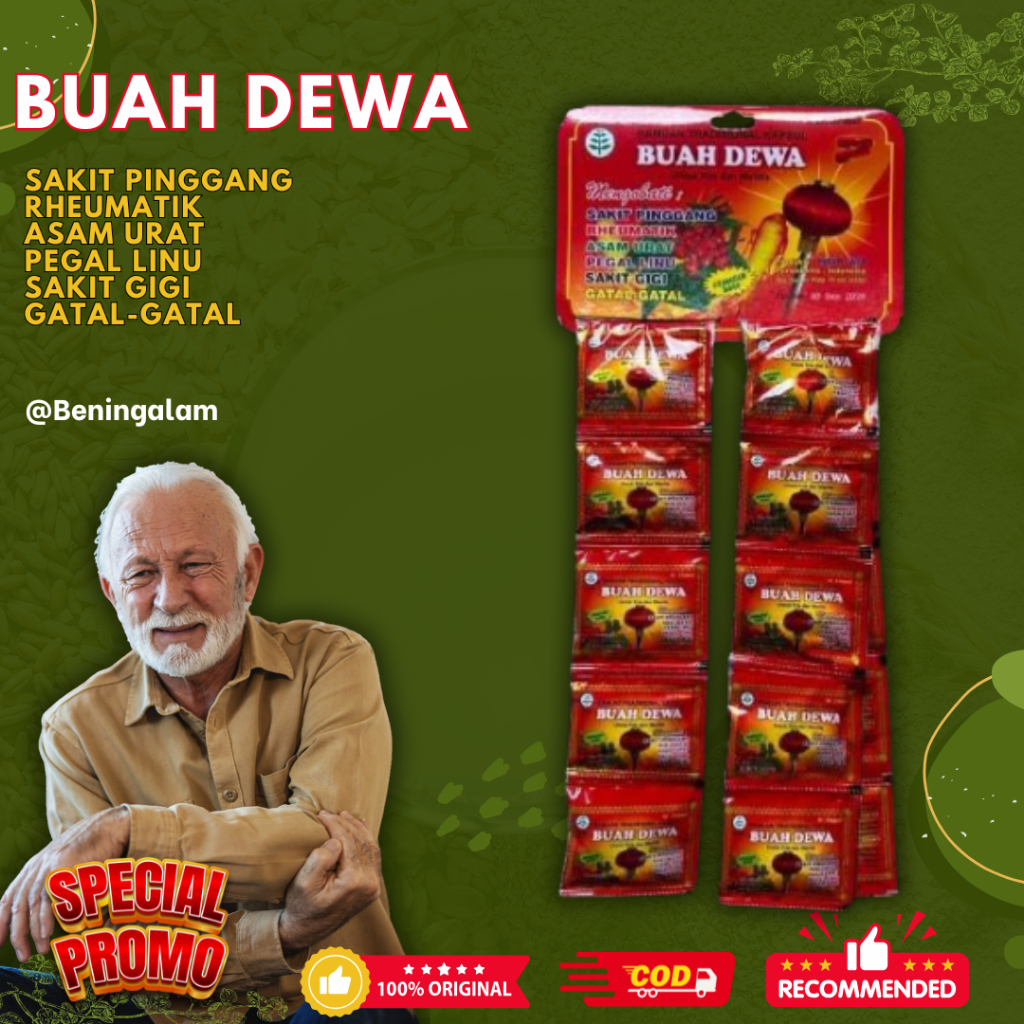 

Buah Dewa Asam Urat 20 Saset Original