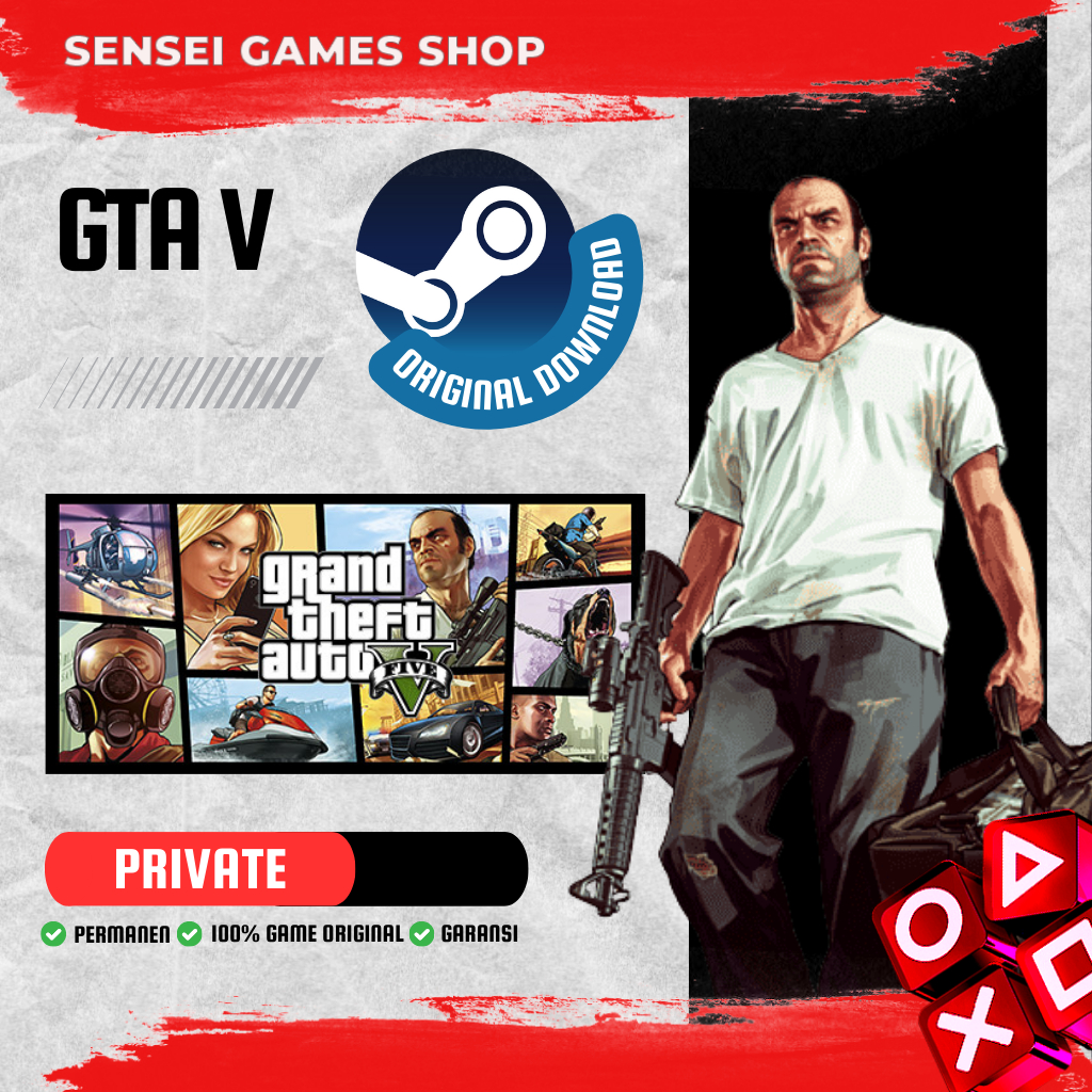[FREE STEAM KEY] GTA 5 / Grand Theft Auto V / Game PC / Original Download Game Steam Private