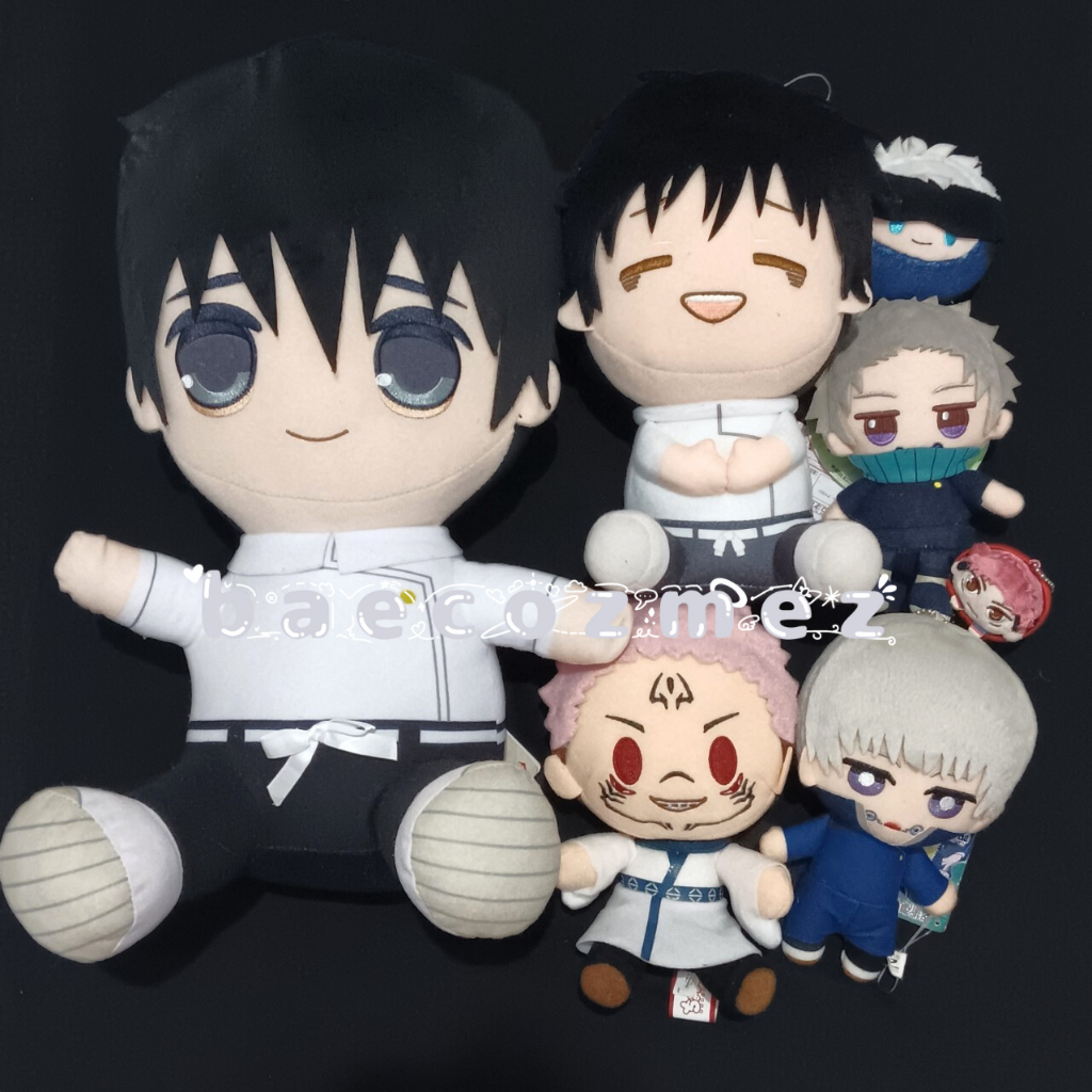 Yuuta Okkotsu  Inumaki Toge Gojo Satoru Sukuna Jujutsu Kaisen 0 Chibi Plush Pofutto Kyurumaru Tomonu