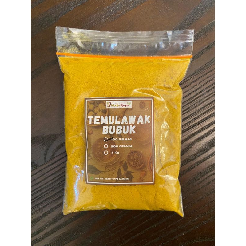 

Temulawak bubuk 100 gram murni tanpa campuran