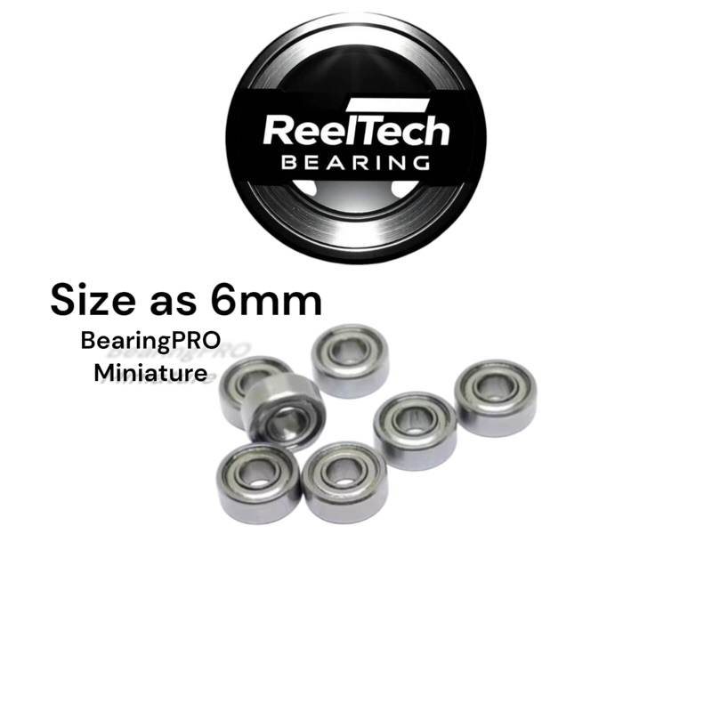 Bearing Miniatur All size  AS 6mm CHN .6x10x2,5 , 6x10x3 , 6x12x3 , 6x12x4 , 6x13x3,5 , 6x13x5 , 6x1