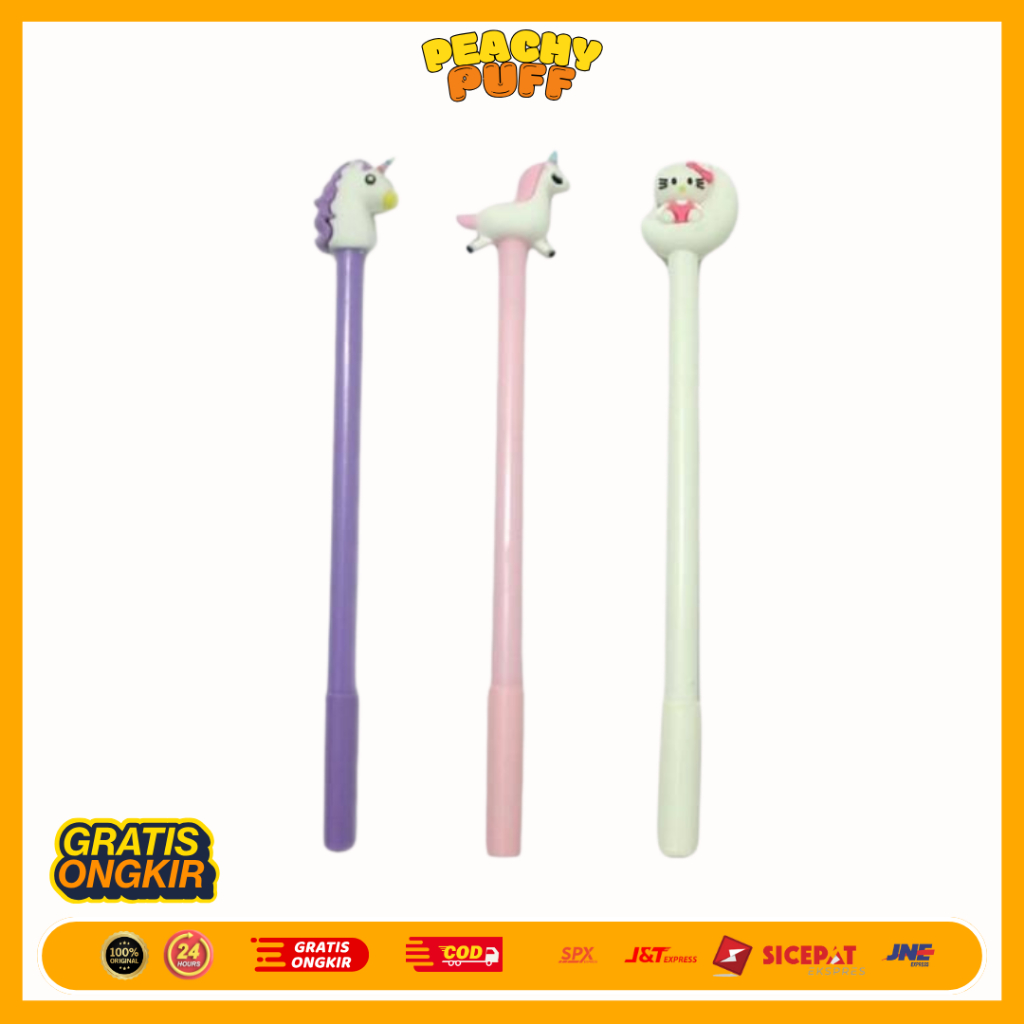 

Pulpen Gel Karakter Alat Tulis Dengan Karakter Lucu Off-77