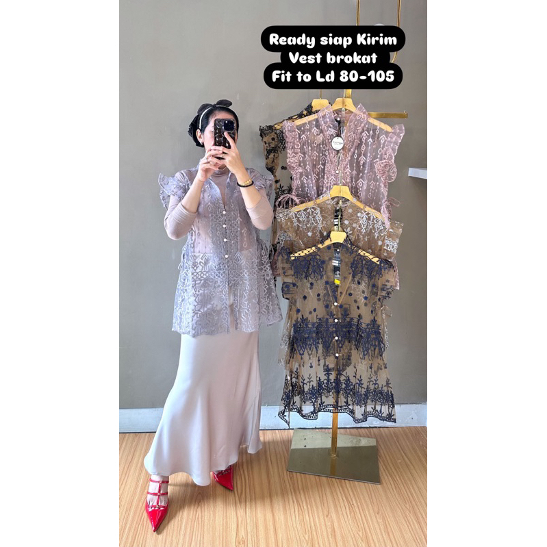 VEST BROKAT PREMIUM QUALITY