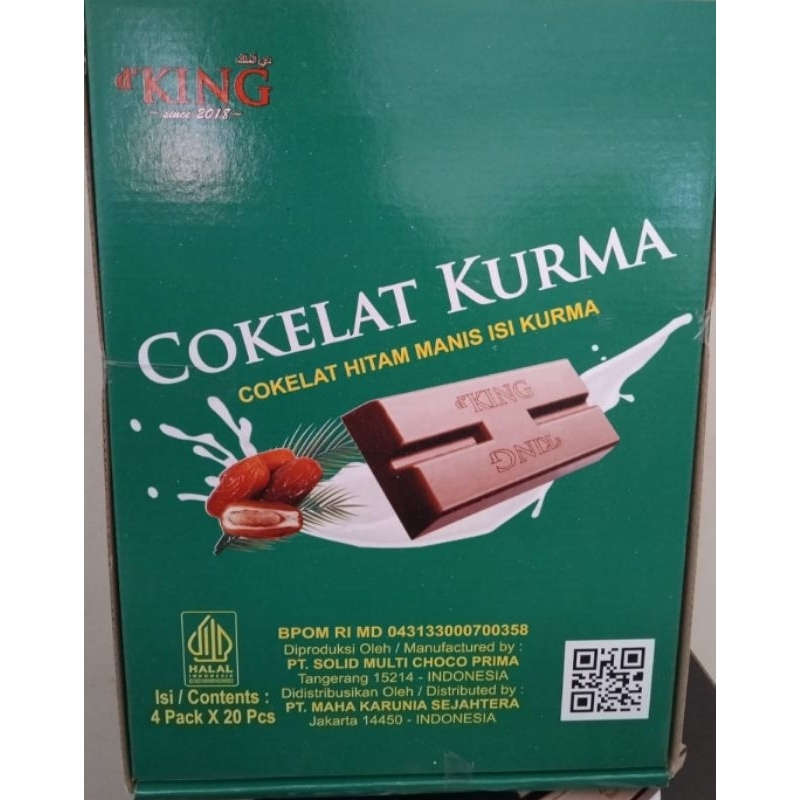 

d'king Coklat Kurma/Coklat Parsel/Coklat Box
