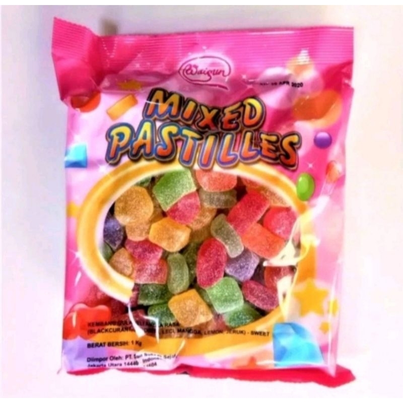 

Mixed Pastilles/Permen Jelly/Parsel/Jelly Kiloan