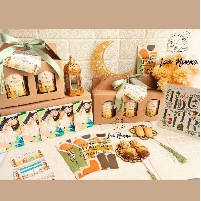 

LOVE MOMMA - Hampers Idul Fitri Lebaran | Kue Lebaran Sagu Keju Lidah Kucing Coffee Cookies Box Kado Lebaran