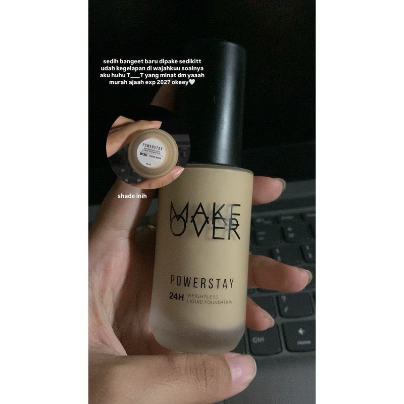 preloved makeover weightless liquid foundation