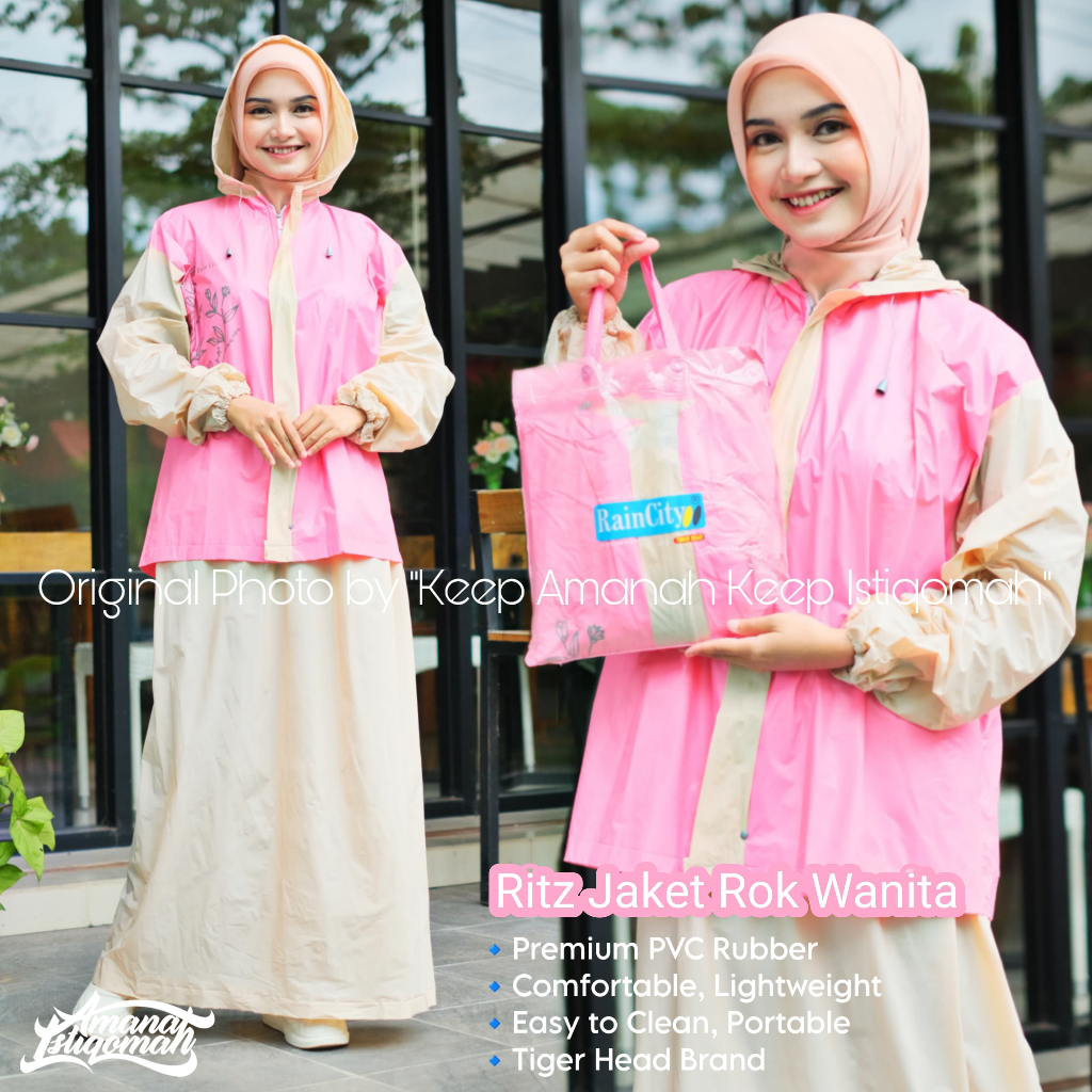 Ritz Jas Hujan Rok Wanita PVC