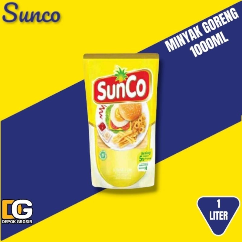 

Minyak Goreng Sunco 1 Liter Refill