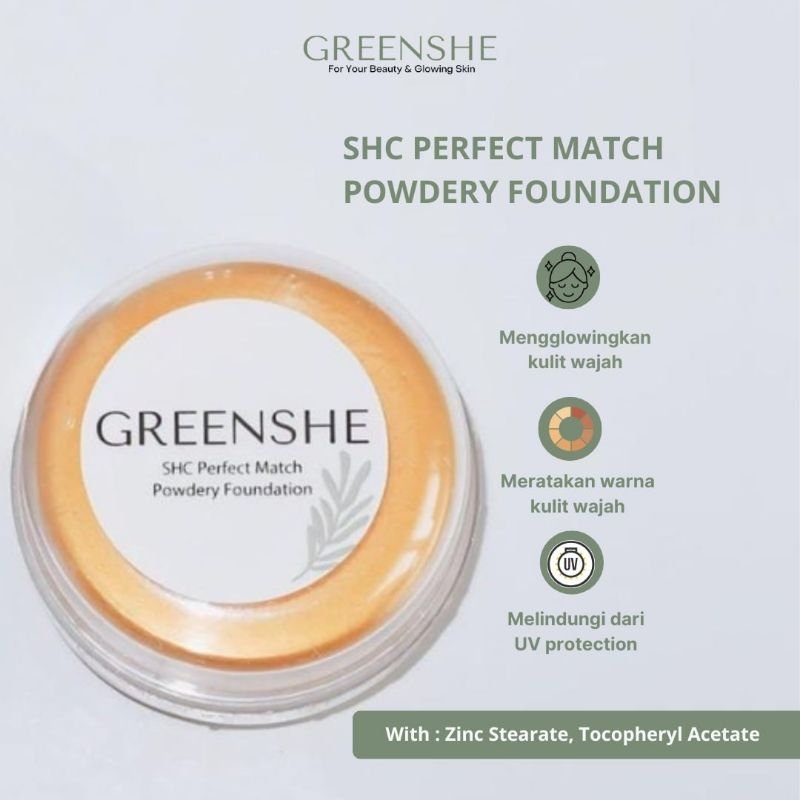 GREENSHE FOUNDATION ORIGINAL | GREENSHE OFFICIAL | GREENSHE BEDAK GLOWING | GREENSHE SKINCARE | GREE