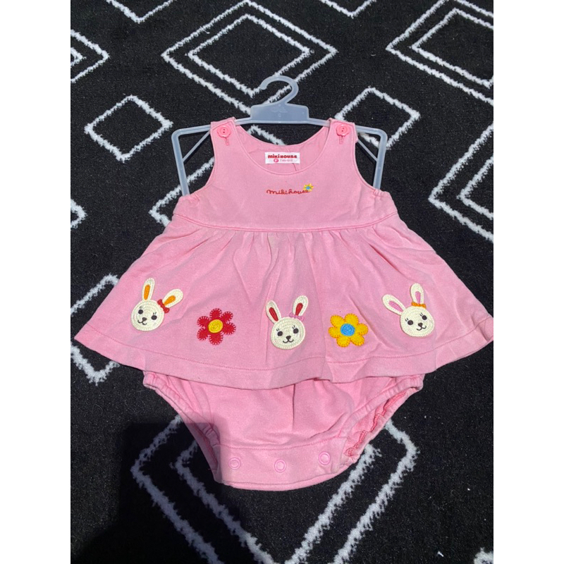 preloved OL JP Dress Miki house size 85 / 12-18 bulan