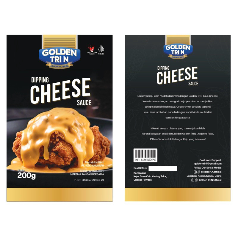 

Saus Keju Golden Tri-N (200g)